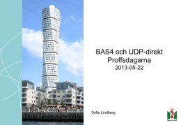 Malmö stad BAS4-UDP