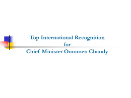 Chief Minister`s Mass Contact Programme Wins 2013 United
