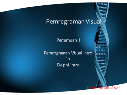 Pemrograman Visual