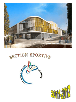 SECTION SPORTIVE
