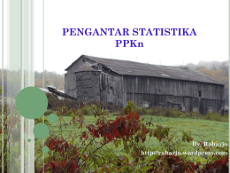 Data Statistik - e-learning statistika pendidikan