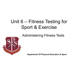 Fitness Testing pp3