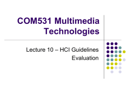 Lecture Slides