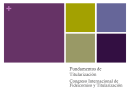 Fundamentos de Titularización.