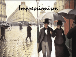 Impressionism Lecture PowerPoint