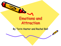 Emotions and Attraction - sohs