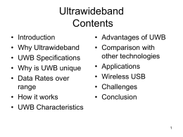 Ultrawideband