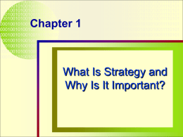 What is Strategy?