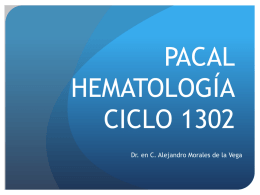 PACAL HEMATOLOGÍA CICLO 1302