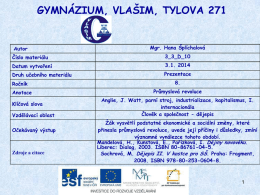3_3_D_10 - Gymnázium, Vlašim, Tylova 271