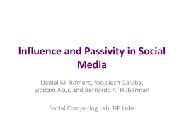 Influence and Passivity in Social Media