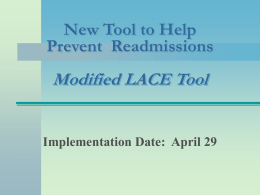 LACE Tool Implementation