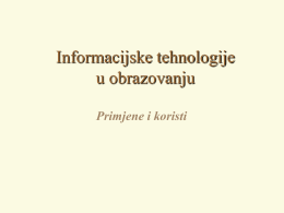 Informacijske tehnologije u obrazovanju