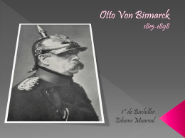 Otto Von Bismarck - Historia en 1º Bachiller