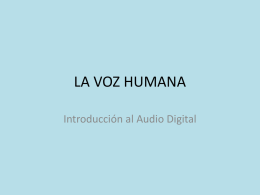 LA VOZ HUMANA - WordPress.com
