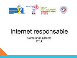 InternetResponsable2014 - Blog d`accompagnement du CRDP