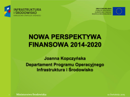 Nowa Perspektywa finansowa 2014-2020