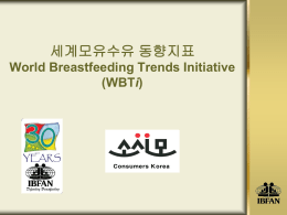 세계모유수유 동향지표 World Breastfeeding