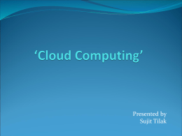 `Cloud Computing`