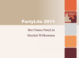 Vorlage Partylite DEUTSCH 2011