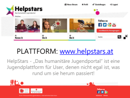 Helpstars.at - Österreichisches Rotes Kreuz