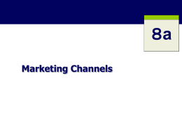 Marketing Channels