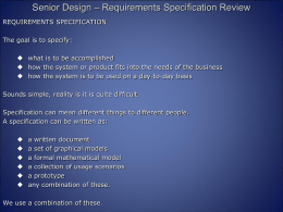 SRS Review