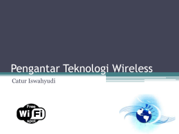 09-Pengantar Jaringan Wireless - Elista