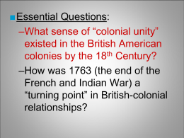 French & Indian War