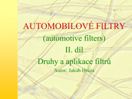 automobilové filtry 2hot!