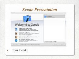 Xcode Presentation