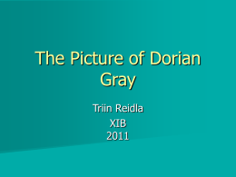 Oscar Wilde and The Picture of Dorian Gray
