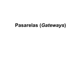 Pasarelas (Gateways)