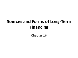Sources and Forms of Long