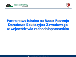Partnerstwo lokalne - Kuratorium Oświaty w Szczecinie