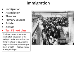 Is assimilation inevitable?