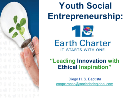 Social Entrepreneurship - Earth Charter Initiative