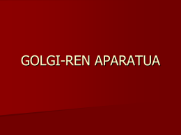 GOLGI-REN APARATUA