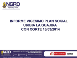 informe vigesimo plan social uribia la guajira con corte 16