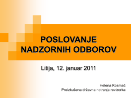Letni program dela NO - Združenje občin Slovenije