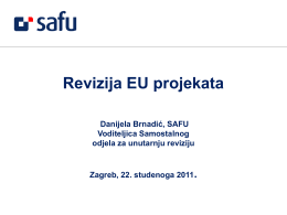 SAFU-Revizija EU projekata - Hrvatska revizorska komora