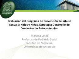 Evaluación del Programa de Prevención del Abuso Sexual