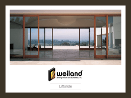 PowerPoint Presentation - Weiland Sliding Doors and Windows