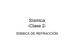 sismica refraccion (Clase 2)