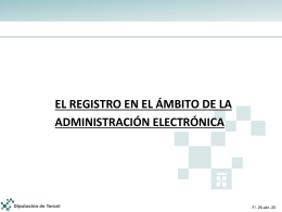 4. DPT Registro - Sede Electrónica de la Intranet de la Diputacion