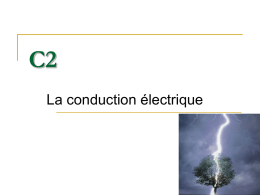 C2 conduction electrique
