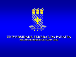 Ensaio de Sedimentação - Universidade Federal da Paraíba