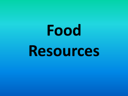 Food Resources ppt