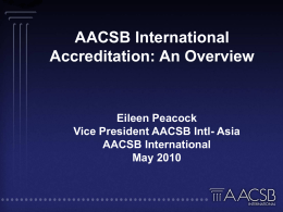 AACSB International Accreditation