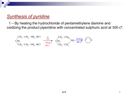 from 1,5 – dicarbonyl compounds and ammonia